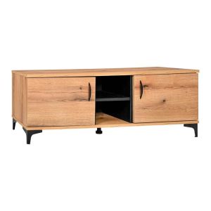 Тв шкаф Alba Artisan дъб - черен 138X40X47СМ