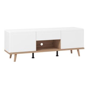 Тв шкаф Campli Tv 154 2K1F бял-артисан дъб 154X40X55СМ