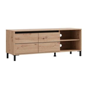 Тв шкаф Marron Tv 138 3K2V Artisan-черен 138X40X52СМ