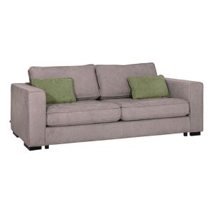 Триместен диван Huelva кафяв плат 231X93X86СМ