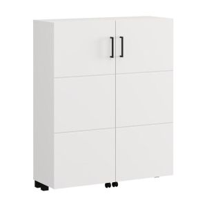 Шкаф за обувки Islay 91 2K H113 бял цвят 92X33X113СМ