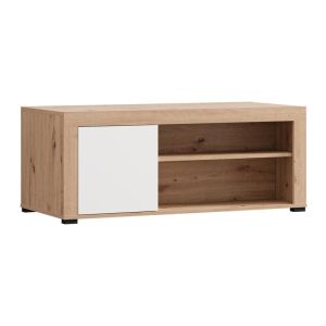 Холна маса Argyll бяла с цвят на занаятчийски дъб 121X55X49СМ