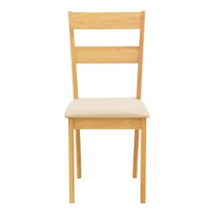 Dallan chair rubber wood in natural color 40X47.5X89CM