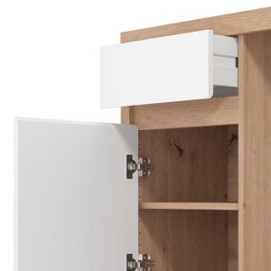 Бюро Diofant 1F1V Lp Artisan - бял цвят 98X45X74СМ