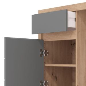 Бюро Diofant 1F1V Lp Artisan-графитно сив цвят 98X45X74СМ