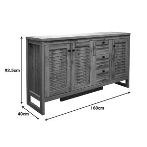 Бюфет Beles Sonoma 160X40X93.5СМ