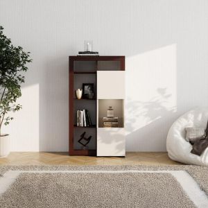 Argyll 1K 1VS Op 138 dark oak Taylor display cabinet 77X35X138CM