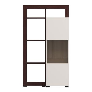 Argyll 1K 1VS Op 138 dark oak Taylor display cabinet 77X35X138CM