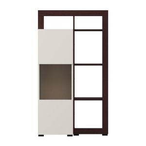 Argyll 1K 1VS Op 138 dark oak Taylor display cabinet 77X35X138CM