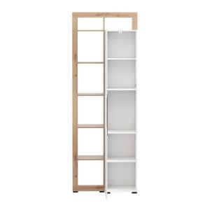 Showcase Argyll 1K VS1 Op 215 white with Artisan Oak color 77X35X215CM