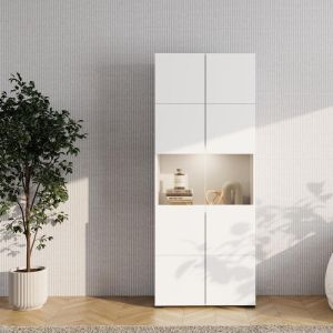 Showcase Argyll 2K VS2 194 white color 77X35X194CM