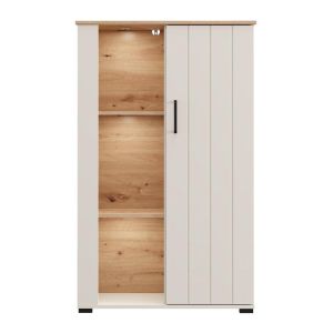 Showcase Lambeth 2K1V 127 cashmere-artisan oak 80X36X127CM