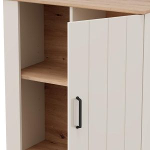 Showcase Lambeth 2K1V 127 cashmere-artisan oak 80X36X127CM