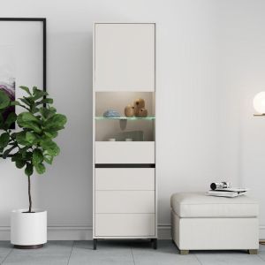 Showcase Marron 1K VS1 193 cashmere-black matte 55X40X193CM