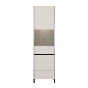 Showcase Marron 1K VS1 193 cashmere-black matte 55X40X193CM