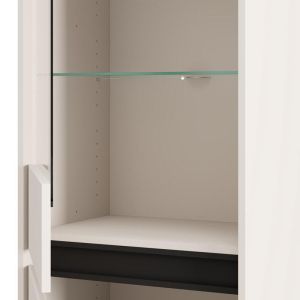 Showcase Marron 1K VS1 193 cashmere-black matte 55X40X193CM