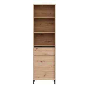 Showcase Marron 1K1V Pop 193 Artisan-matt Black 55X40X193СМ