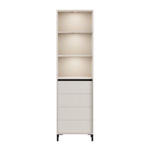Showcase Marron 1K1V Pop 193 cashmere-black matte 55X40X193CM