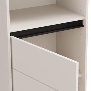 Showcase Marron 1K1V Pop 193 cashmere-black matte 55X40X193CM