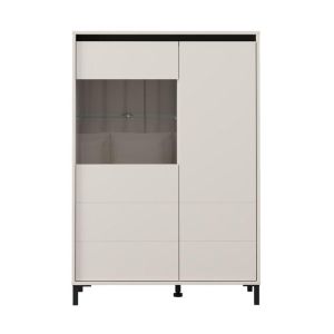 Showcase Marron 2K VS1 135 cashmere-black matte 93X40X135CM