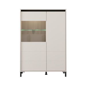 Showcase Marron 2K VS1 135 cashmere-black matte 93X40X135CM