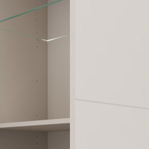 Showcase Marron 2K VS1 135 cashmere-black matte 93X40X135CM