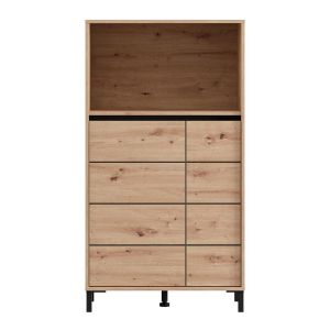 Showcase Marron 2K2V Pop 135 Artisan-matte Black 74X40X135СМ
