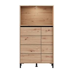 Showcase Marron 2K2V Pop 135 Artisan-matte Black 74X40X135СМ
