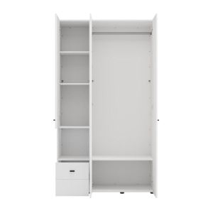 Гардероб Campsie 3K1F1O H207 цвят бял 118X52X208СМ