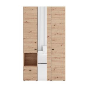 Гардероб Campsie 3K1F1O H207 цвят дъб Artisan 118X52X208CM