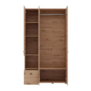 Гардероб Campsie 3K1F1O H207 цвят дъб Artisan 118X52X208CM