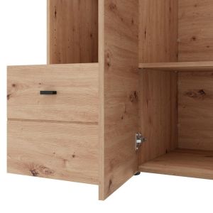 Гардероб Campsie 3K1F1O H207 цвят дъб Artisan 118X52X208CM