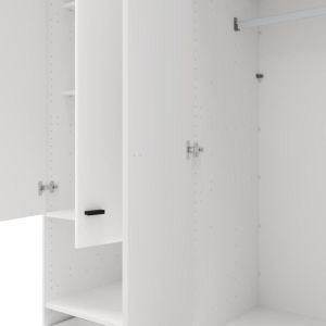 Гардероб Campsie 4K1F1O H207 цвят бял 155X52X208СМ