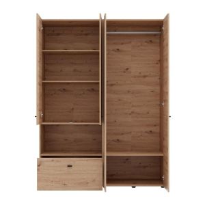 Гардероб Campsie 4K1F1O H207 цвят дъб Artisan 155X52X208CM