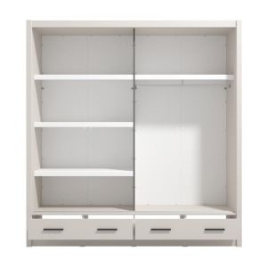 Гардероб с огледало Albi Plus 205 2F Og цвят кашмир 205X60X216СМ
