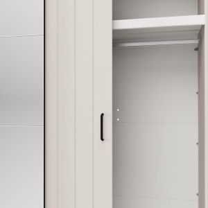 Гардероб с огледало Lambeth 220 Og H205 кашмир-цвят дъб артизан 220X62X205СМ
