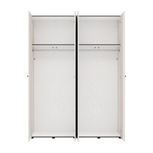 Гардероб с огледало Salamis 4K1O H207 цвят кашмир 155X52X208СМ