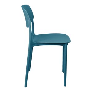 Garden chair Berdian in blue color 38X49X79CM