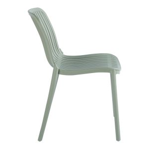Teragi garden chair made of polypropylene with UV protection, mint color, 58X43.5X82CM