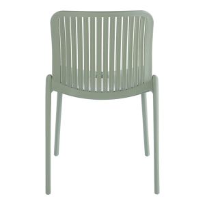 Teragi garden chair made of polypropylene with UV protection, mint color, 58X43.5X82CM