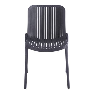 Garden chair Teragi, Pp with Uv protection, anthracite, 58X43.5X82CM