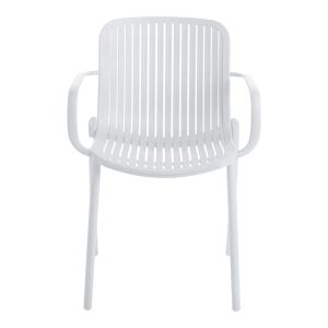Garden chair Teragi, Pp, white, 59X57X82 cm