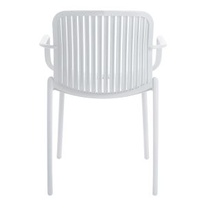 Garden chair Teragi, Pp, white, 59X57X82 cm