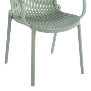 Garden chair Teragi, Pp, with Uv protection, mint, 59X57X82CM