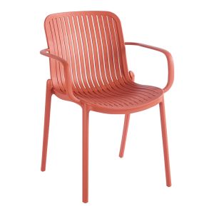 Garden chair Teragi, Pp, with Uv protection, terracotta, 59X57X82 cm
