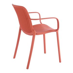 Garden chair Teragi, Pp, with Uv protection, terracotta, 59X57X82 cm