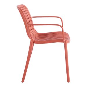Garden chair Teragi, Pp, with Uv protection, terracotta, 59X57X82 cm
