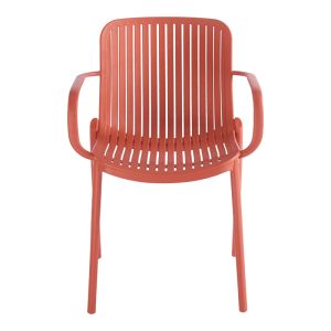 Garden chair Teragi, Pp, with Uv protection, terracotta, 59X57X82 cm