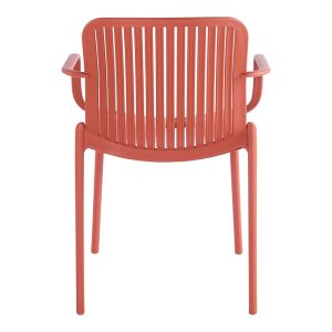 Garden chair Teragi, Pp, with Uv protection, terracotta, 59X57X82 cm
