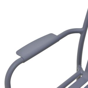 Garden Chair Vista, stackable, anthracite aluminum, 62X60X84 cm